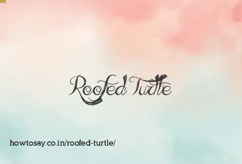Roofed Turtle
