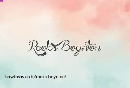 Rooks Boynton