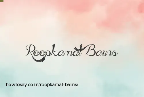Roopkamal Bains