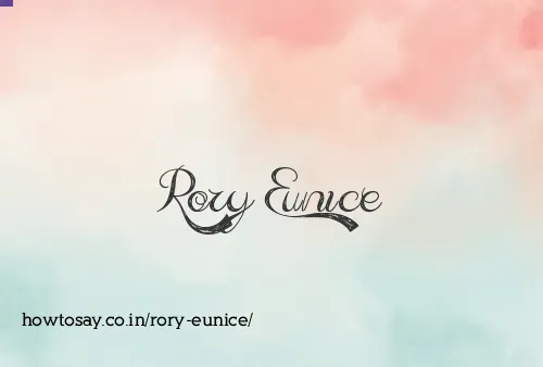 Rory Eunice