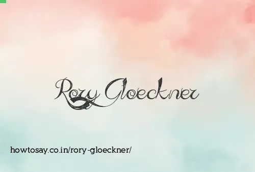 Rory Gloeckner