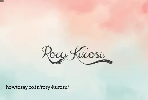 Rory Kurosu