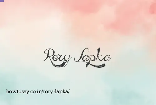 Rory Lapka