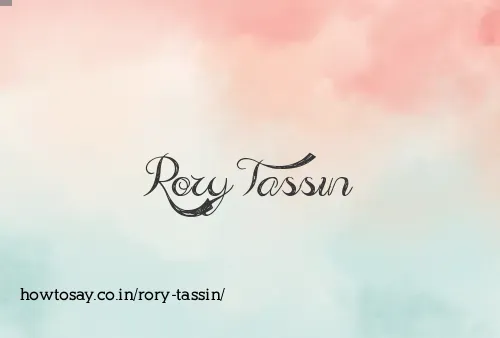 Rory Tassin