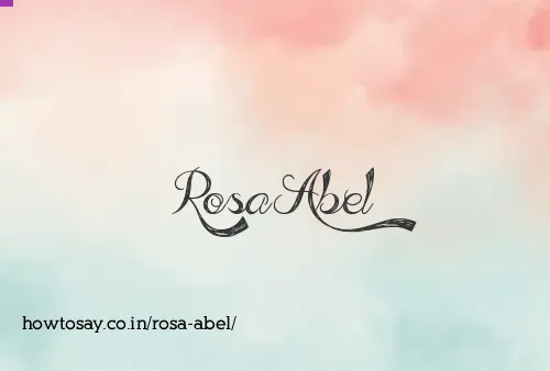 Rosa Abel