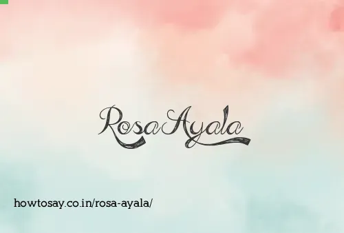 Rosa Ayala