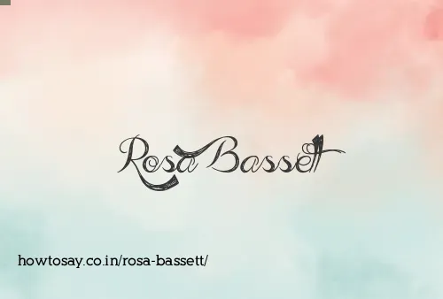 Rosa Bassett