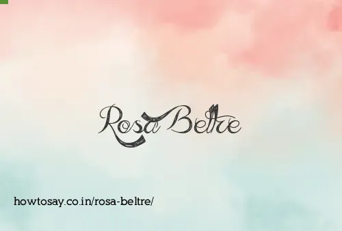 Rosa Beltre