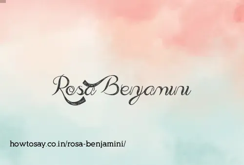 Rosa Benjamini