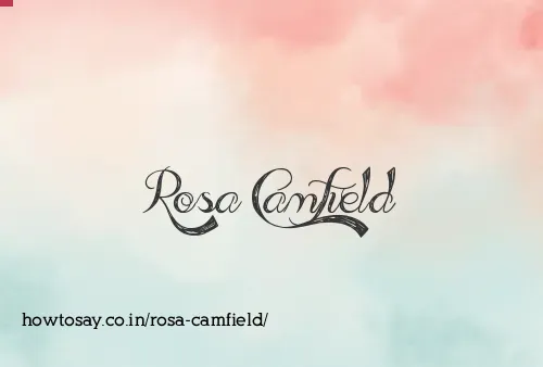 Rosa Camfield