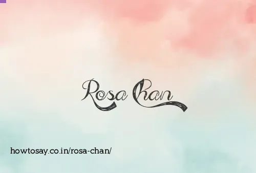 Rosa Chan