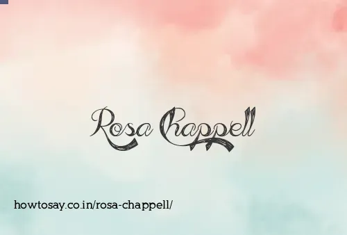 Rosa Chappell