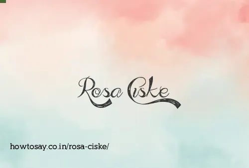 Rosa Ciske