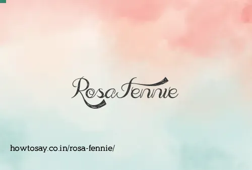 Rosa Fennie