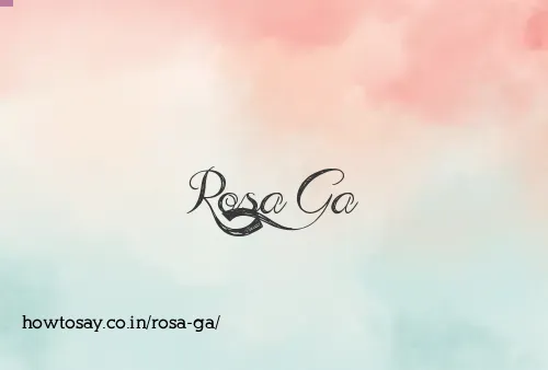 Rosa Ga