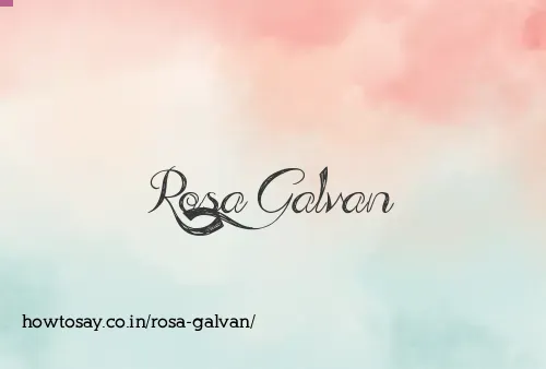 Rosa Galvan