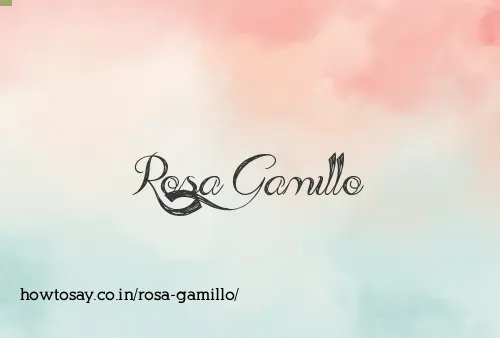 Rosa Gamillo
