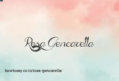 Rosa Gencarella