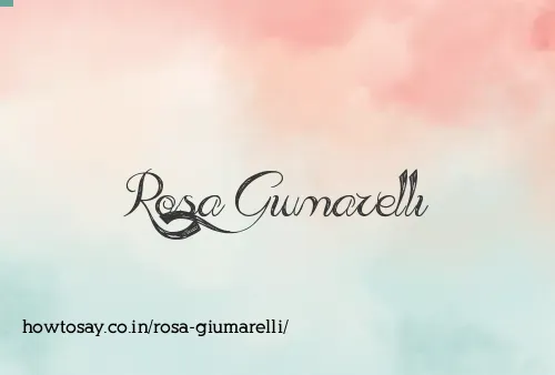 Rosa Giumarelli