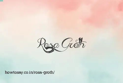 Rosa Groth