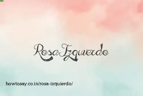 Rosa Izquierdo