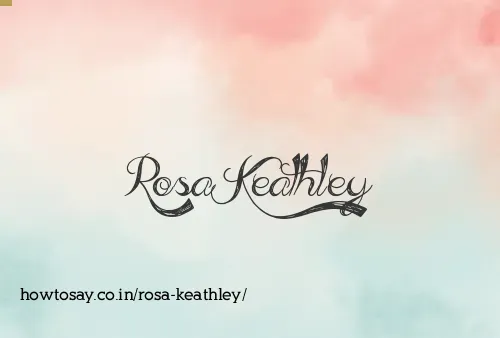 Rosa Keathley