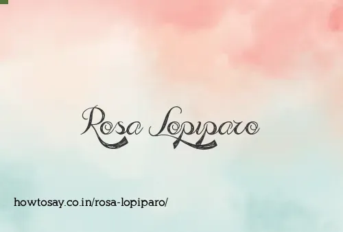 Rosa Lopiparo