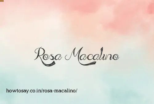 Rosa Macalino