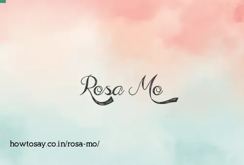 Rosa Mo