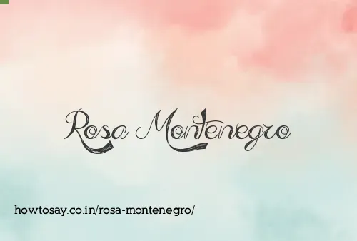 Rosa Montenegro