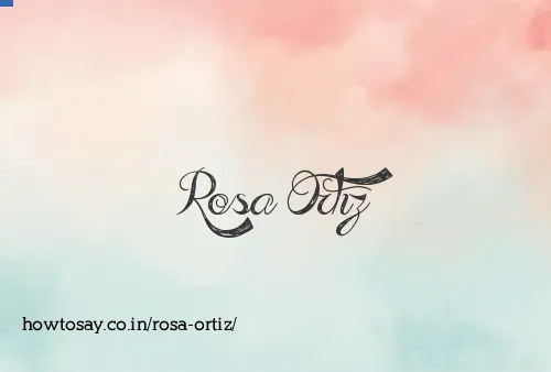 Rosa Ortiz