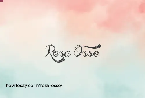 Rosa Osso