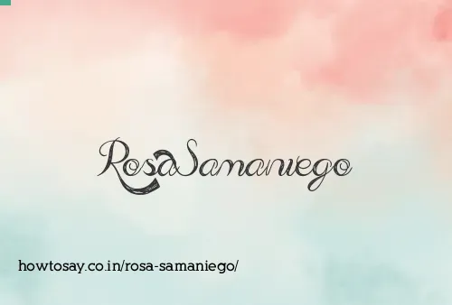 Rosa Samaniego