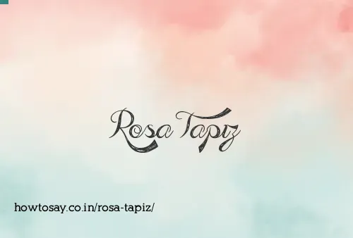 Rosa Tapiz
