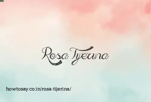 Rosa Tijerina