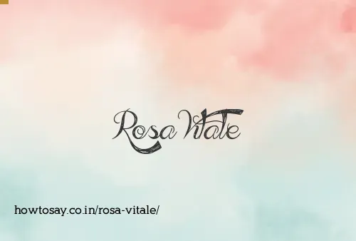Rosa Vitale