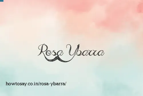 Rosa Ybarra