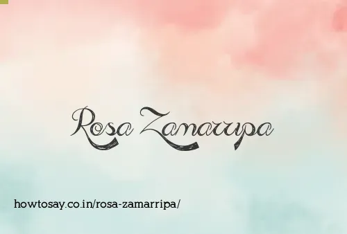 Rosa Zamarripa
