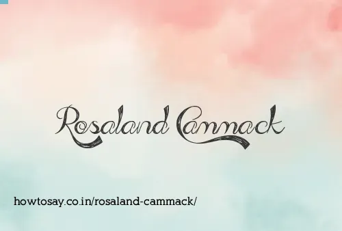 Rosaland Cammack