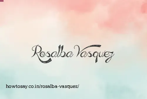 Rosalba Vasquez