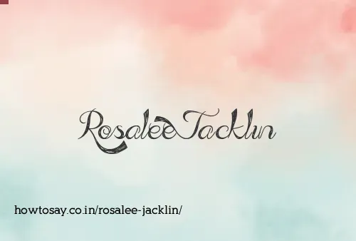 Rosalee Jacklin