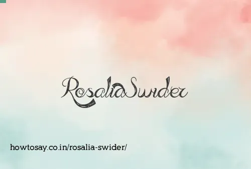 Rosalia Swider