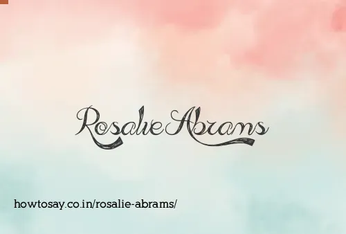 Rosalie Abrams
