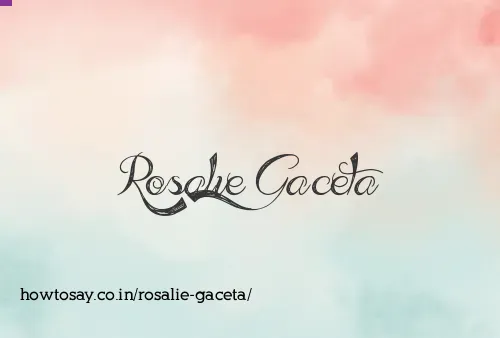 Rosalie Gaceta