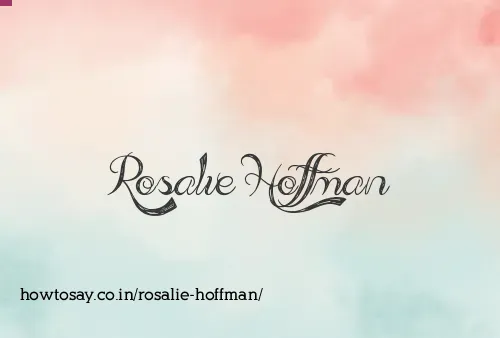 Rosalie Hoffman