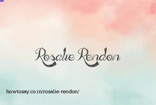 Rosalie Rendon