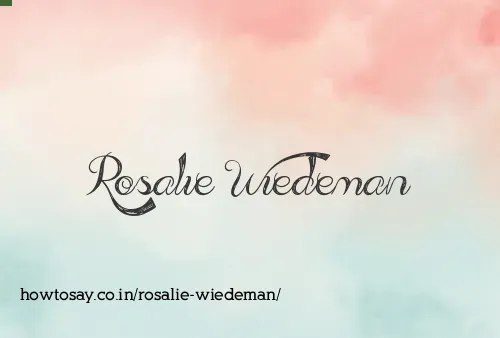 Rosalie Wiedeman