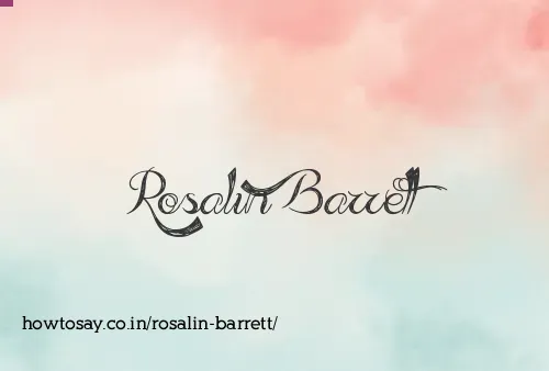 Rosalin Barrett