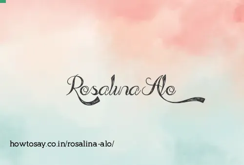 Rosalina Alo
