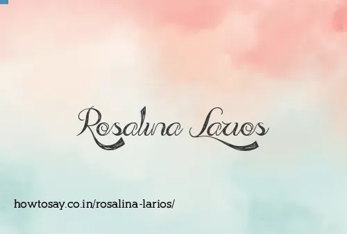 Rosalina Larios